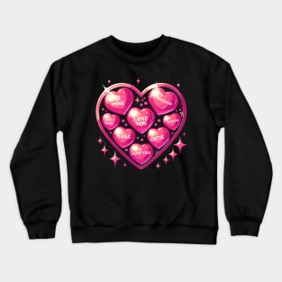 Valentine's Day Hearts Crewneck Sweatshirt